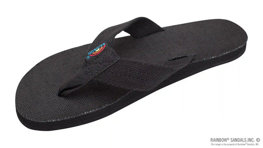 Single Layer Hemp with Arch Support and 1" Strap