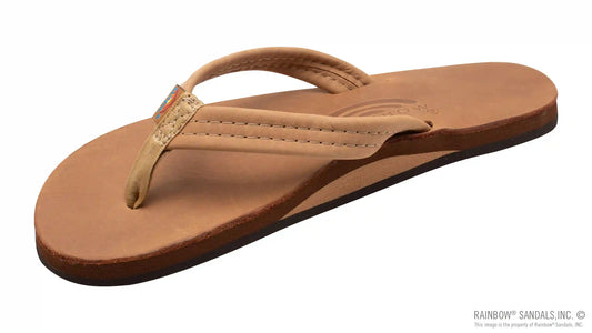 Luxury Leather - Single Layer Arch Support with a 3/4" Medium Strap
