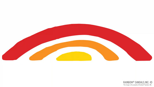 10" Dye Cut Sticker Rainbow Arch