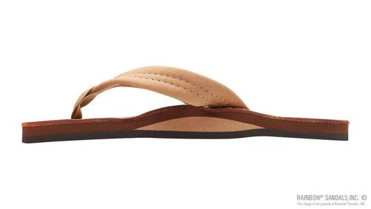 Luxury Leather - Single Layer Arch Support with a 1" Strap