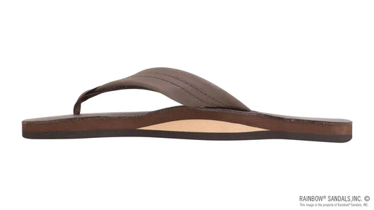 Single Layer Classic Leather with Arch Support 1" Strap