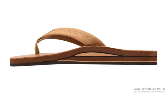 Luxury Leather - Double Layer Arch Support with a 1" Strap
