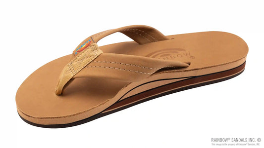 Double Layer Arch Support Premier Leather with a 1" Strap