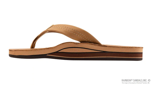 Double Layer Arch Support Premier Leather with a 1" Strap