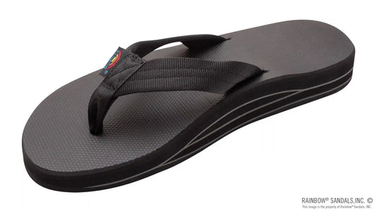 Classic Rubber - Double Layer Soft Top 1" Nylon Strap