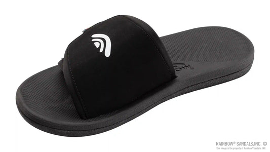 EastCape Slide - Men's Molded Rubber Black Adjustable Strap
