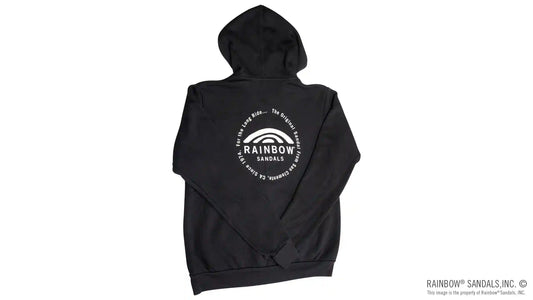 Unisex Sweatshirt with Circle Logo on Front and Back