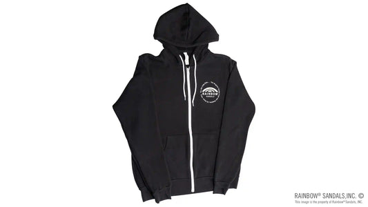 Unisex Sweatshirt with Circle Logo on Front and Back