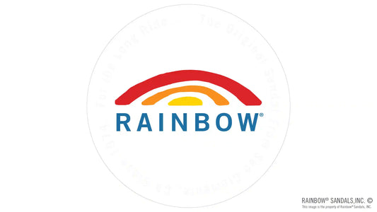 Rainbow Logo Sticker 4" Circle