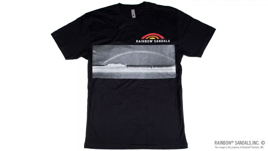 Men's T-Shirt Rainbow over the Pipeline Wave